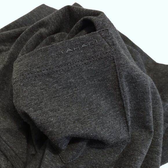 Tahari NWT Charcoal Pocket Tee Men XXL - Picture 12 of 12